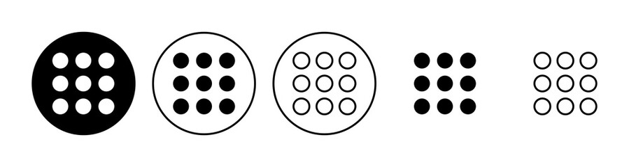 Menu Icon set. web menu icon. hamburger menu symbol