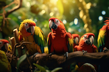 Parrot, Wildlife Photography, Generative AI