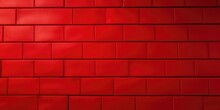 Red Wall Background Close-up, AI