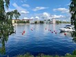 Stadt Savonlinna - Hafen und Marktplatz im Zentrum - Lage: im Saimaa - Seengebiet - Finnland Reise