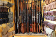 Automatic weapon collection, rifles and machine guns with ammunition