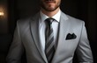 © Tor Gilje - man in a gray suit , generative artificial intelligence
