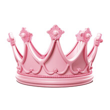 Pink Princess Crown Isolated