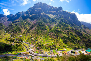 Madeira landscape, Mdeira, Portugal, Europe. 