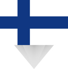 Wall Mural - Finland national flag.