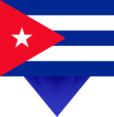 Wall Mural - Cuba national flag.