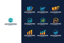 Marketing, Finance, Sales, Media And Business Logo Design Collection.