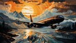 © progressman - Airplane, generative ai