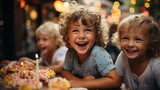 Kids Unleash Fun and Frolic Around the Cake Table