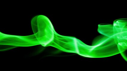Wall Mural - bright vibrant smoke abstract with flowing smoke in slow motion changing through a rainbow of vivid 