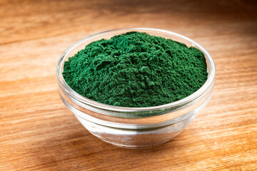 Poster - Spirulina powder healthy dietary supplement - Healthy food