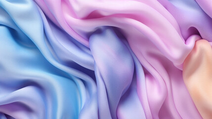 Wall Mural - Background with organic and random shapes with pastel colors.