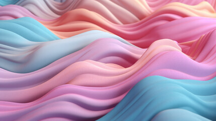 Wall Mural - Background with organic and random shapes with pastel colors.