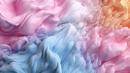 Wall Mural - Background with organic and random shapes with pastel colors.