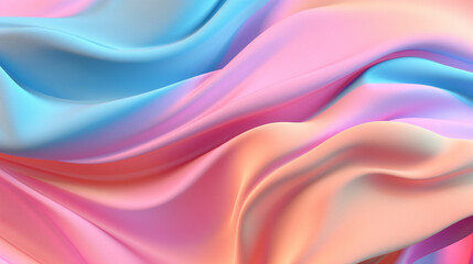 Wall Mural - Background with organic and random shapes with pastel colors.