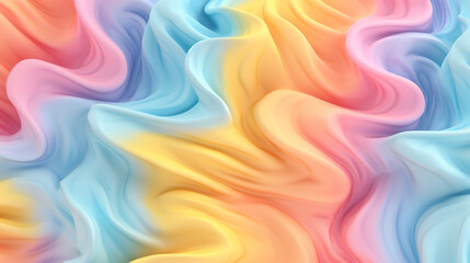 Wall Mural - background with organic and random shapes with pastel colors.