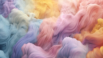 Wall Mural - Background with organic and random shapes with pastel colors.