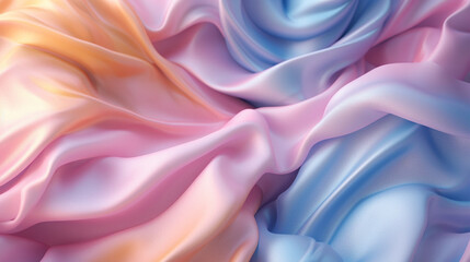 Wall Mural - Background with organic and random shapes with pastel colors.