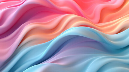 Wall Mural - Background with organic and random shapes with pastel colors.