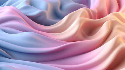 Wall Mural - Background with organic and random shapes with pastel colors.