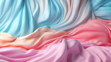 Wall Mural - Background with organic and random shapes with pastel colors.