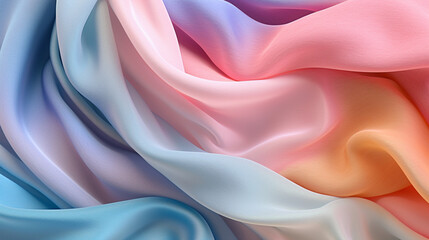 Wall Mural - Background with organic and random shapes with pastel colors.