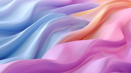 Wall Mural - Background with organic and random shapes with pastel colors.