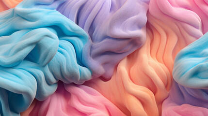 Wall Mural - Background with organic and random shapes with pastel colors.