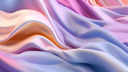 Wall Mural - Background with organic and random shapes with pastel colors.