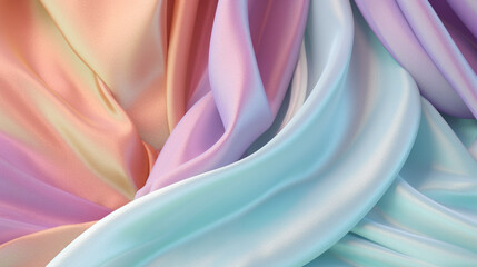 Wall Mural - Background with organic and random shapes with pastel colors.