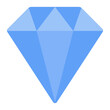 diamond icon in flat style
