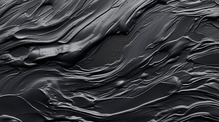 Wall Mural - backgrounds with texture of acrylic paint of black color.
