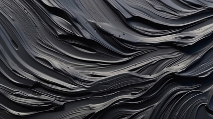 Wall Mural - backgrounds with texture of acrylic paint of black color.