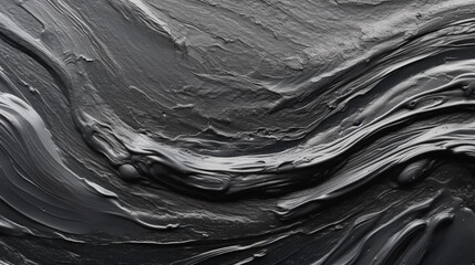Wall Mural - backgrounds with texture of acrylic paint of black color.