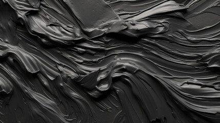 Wall Mural - backgrounds with texture of acrylic paint of black color.