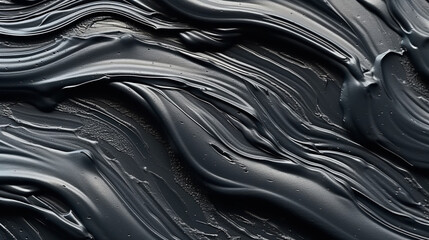 Wall Mural - backgrounds with texture of acrylic paint of black color.