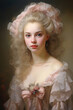 Young French woman of the 18th century