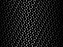 Black Metal Texture Steel Background. Perforated Metal Sheet.