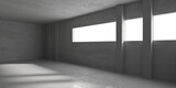 Fototapeta  - Abstract architecture interior background. Modern concrete room