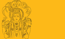 Bhagawan Vishnu Hindu God, Rama 7th Avatar Of Vishnu