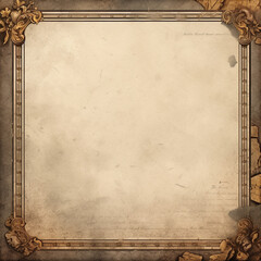 vintage background with frame for text