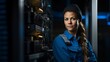 © Nica - female electrician