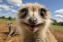 Amusing Image Features A Meerkat Surrounded By Snipes, Creating A Funny And Delightful Scene That Is Bound To Bring Joy And Laughter