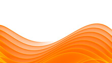 Orange Wave Gradient Transparent Png Background