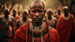 Masai Indigenous Ethnic Group in East Africa.