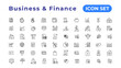 © artnazu - Finance icon set. Containing loan, cash, saving, financial goal, profit, budget, mutual fund, earning money and revenue icons