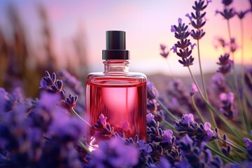 Fototapete - lavender aromatic oil