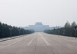 Road leading to Kumsusan memorial palace, Pyongan Province, Pyongyang, North Korea