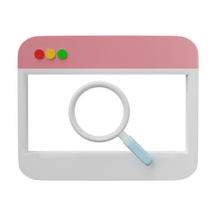Poster - 3d render 3d illustration. minimal style video player media with play button on transparent background. video playback concept