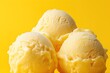 Tangy fresh lemon citrus gelato or ice cream